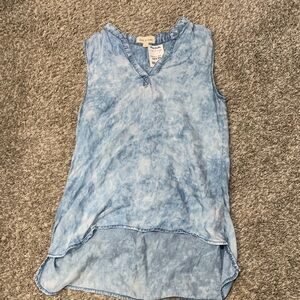 Cloth & Stone Light Blue Sleeveless Blouse